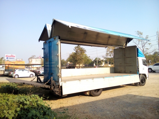 6 ล้อใหญ่  ( ตู้ไฮดรอลิค..ปีกนก..ท้ายลิฟท์ )  HINO MEGA FG1J 220 แรงม้า * ยาว 7.20 ม.* รถสวยเดิม * รถห้างแท้ * มีเล่มพร้อม *