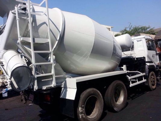 ใหม่!!ขายรถโม่ปูน Nissan Bigtham 10 ล้อ พร้อมทะเบียน