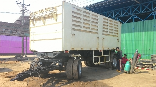 แสงฟ้าเต้นรถ///ขายรถพ่วงHINO-3M ดั้มแม่ลูก เครื่องM10C-240แรงม้า ปี2544 ยางเต็ม แสงฟ้าเต้นรถ///ขายรถพ่วงHINO-3M ดั้มแม่ลูก เครื่องM10C-240แรงม้า ปี2544 ยางเต็ม