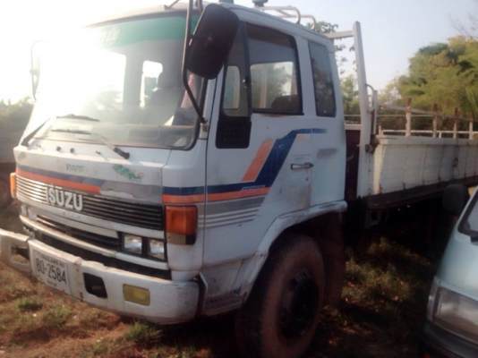 ***ขายแล้วครับขอบคุณ Truck2hand ขาย6ล้อ ISUZU ROCKY FSR11H 6BD1-165HP ห้างแท้ ปี36 เครื่องเดิม เกียร์เดิม เครื่องดี แรงดี อึด ทน ไม่จุกจิก เกียร์ดี เข้าง่าย ช่วงล่างใหญ่ เฟืองท้ายFUSO คัสซีดี เดิม ไม่ปะไม่ดาม มีบวมบ้างนิดหน่อย ช่วงปลาย กระบะพื้นไม้คอกเหล็