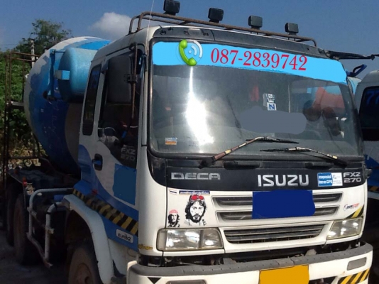 ขายรถโม่ปูน 4 คัน ISUZU DEGA 270 แรงม้า