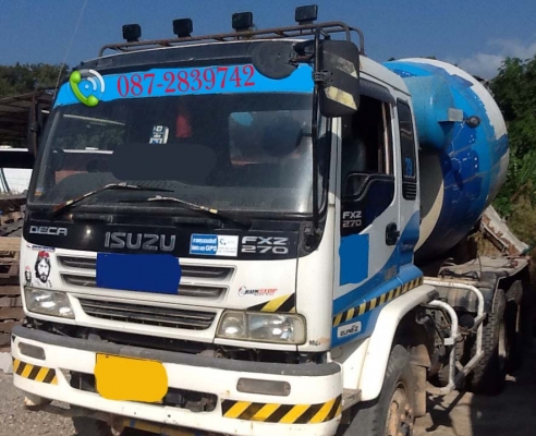 ขายรถโม่ปูน 4 คัน ISUZU DEGA 270 แรงม้า