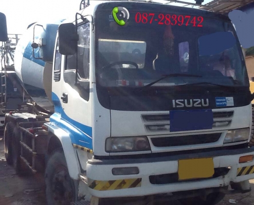 ขายรถโม่ปูน 4 คัน ISUZU DEGA 270 แรงม้า