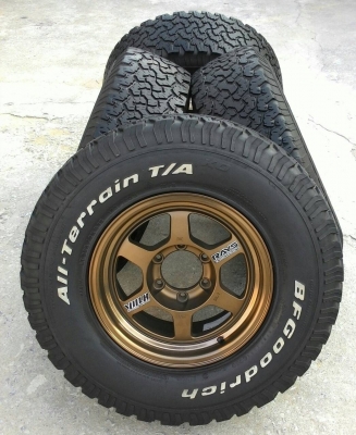 ขาย BF ALL 265/75R16 พร้อมTE37