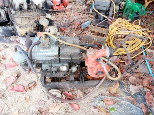 ขายเครื่องสูบน้ำ คูโบต้า5แรงพร้อมปั๊มน้ำขนาด2นิ้ว