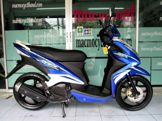 MIO 125 i MX ตัวท็อปล้อแมกซ์ สีนํ้าเงินขาว รถเดือน พ.ย.ปี56 ไมล์ 4 พันโล แถม 3 รายการ 28900