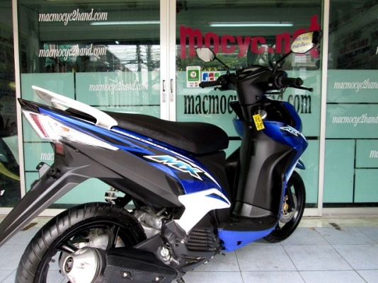 MIO 125 i MX ตัวท็อปล้อแมกซ์ สีนํ้าเงินขาว รถเดือน พ.ย.ปี56 ไมล์ 4 พันโล แถม 3 รายการ 28900
