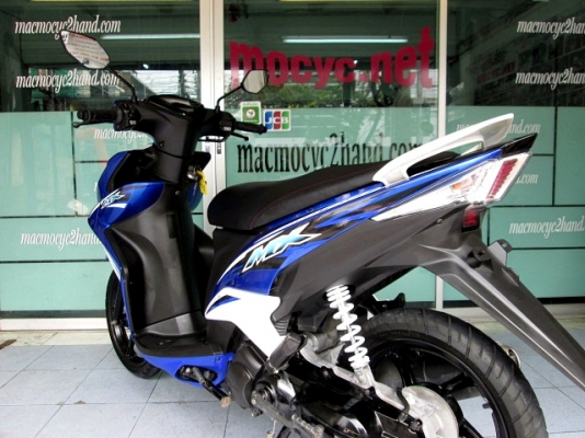 MIO 125 i MX ตัวท็อปล้อแมกซ์ สีนํ้าเงินขาว รถเดือน พ.ย.ปี56 ไมล์ 4 พันโล แถม 3 รายการ 28900
