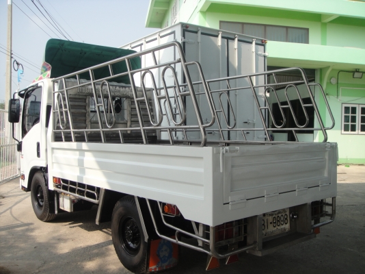 ISUZU NLR เครื่องยนต์ 130 แรง กะบะเรตพร้อมคอกยาว 3.05 เมตร ยางสวย สภาพพร้อมใช้งาน