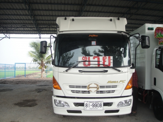 HINO FC4J เครื่องยนต์ 150 แรง กะบะเหล็กพร้อมคอก ยาว 5.50 เมตร ยางสวย สภาพพร้อมใช้งาน