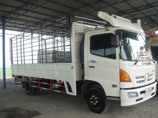 HINO FC4J เครื่องยนต์ 150 แรง กะบะเหล็กพร้อมคอก ยาว 5.50 เมตร ยางสวย สภาพพร้อมใช้งาน