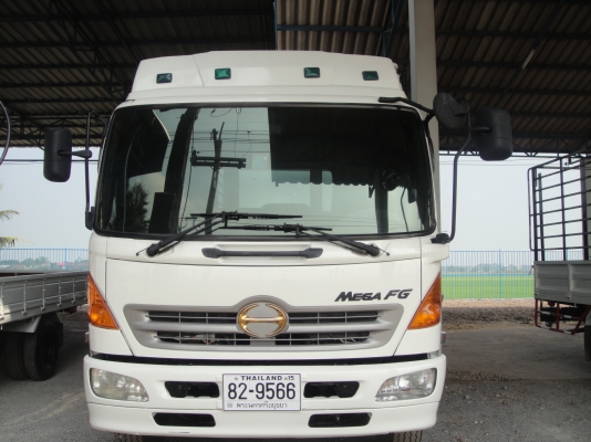 HINO FG1J เครื่องยนต์ 212 แรง กะบะเหล็กพร้อมคอกยาว 6.50 เมตร ยางภาพสวย พร้อมใช้งาน