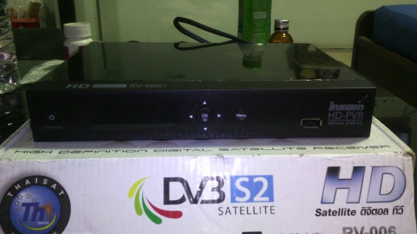 กล่อง จานดาวเทียม ไทแซท hd