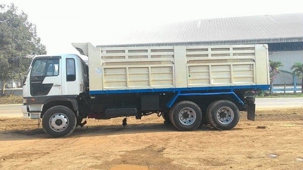 แสงฟ้าเต้นรถ///ขายรถHINO-3Mดั้มแม่ลูก เครื่องM10C-240แรง ปี2544 ยางเต็ม