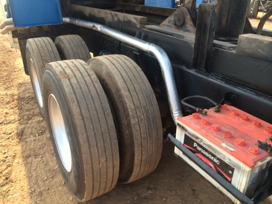 แสงฟ้าเต้นรถ///ขายรถHINO-3Mดั้มแม่ลูก เครื่องM10C-240แรง ปี2544 ยางเต็ม