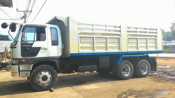 แสงฟ้าเต้นรถ///ขายรถHINO-3Mดั้มแม่ลูก เครื่องM10C-240แรง ปี2544 ยางเต็ม