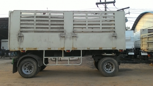 แสงฟ้าเต้นรถ///ขายรถHINO-3Mดั้มแม่ลูก เครื่องM10C-240แรง ปี2544 ยางเต็ม