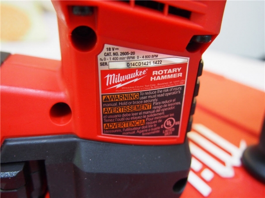 ปลั๊กอยู่ไกลไฟดับไม่ต้องกลัวเมื่อมี สว่านโรตารี่ไร้สาย MILWAUKEE 2605-22 SDS 18โวลท์ ปลั๊กอยู่ไกลไฟดับไม่ต้องกลัวเมื่อมี สว่านโรตารี่ไร้สาย MILWAUKEE 2605-22 SDS 18โวลท์