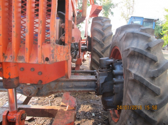 รถไถใหญ่คูโบต้า75DTเพราหน้าใหญ่กว่า108แรงไทย4x4จัดเต็มหมดห่วงเรื่องเพราขาด