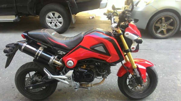 Honda Msx 2013 สีเเดงดำ