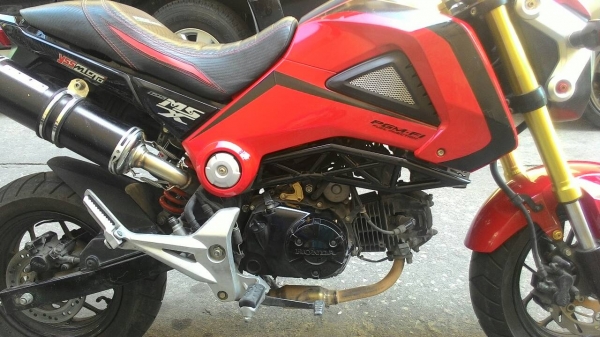 Honda Msx 2013 สีเเดงดำ