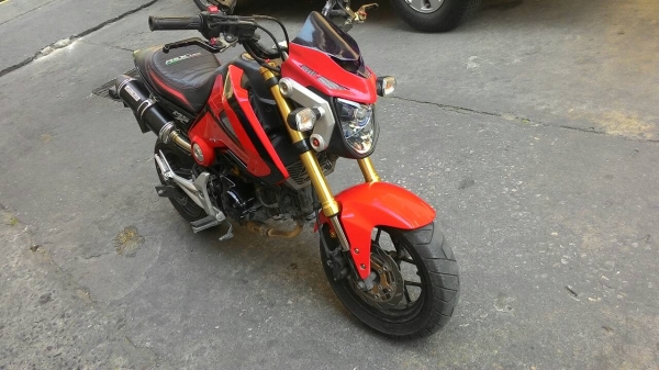 Honda Msx 2013 สีเเดงดำ
