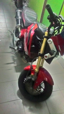 Honda Msx 2013 สีเเดงดำ