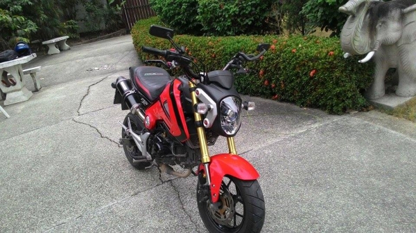 Honda Msx 2013 สีเเดงดำ