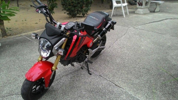 Honda Msx 2013 สีเเดงดำ