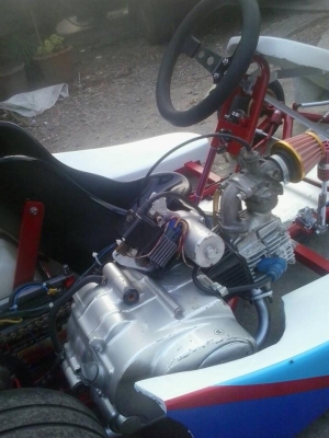 ขายรถโกคาร์ท ยามาฮ่า A100 วางเครื่องใหม่4จังหวะ เดินหน้า3เกียร์ ทอยหลัง1เกียร์ สตาร์ทไดร์ พร้อมแต่งไฟหน้าหลัง