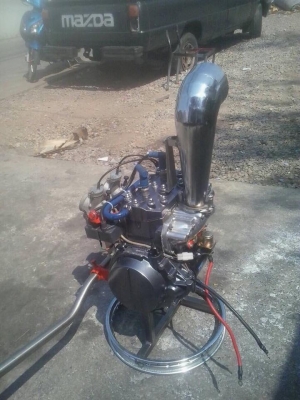 ขายเครื่องเจ็ทสกีสำหรับเรือ2ตอน พร้อมใส่เรือข้างในเดิม ชุดไฟมอไซค์ คาบูมอไซค์ พร้อมชุดแท่น สตาร์ทไดร์