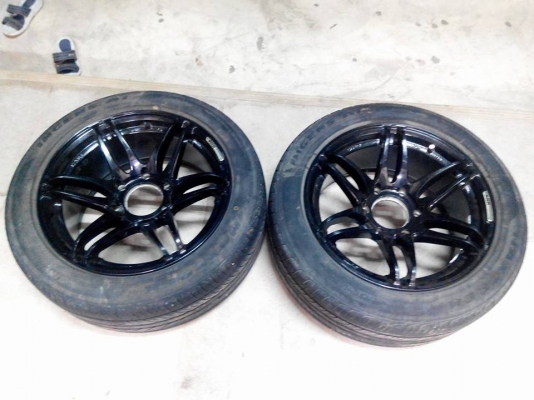 ล้อ MR2 ขอบ17 กว้าง8 6รู มีคู่เดียว สภาพสวยๆ ล้อสีเดิม