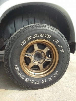 ขายล้อหล่อ TE37X 16x8 - 0 แถมยาง MAXXIS 265/70/16 ปี 11 ลองดูก่อนครับ ขายล้อหล่อ TE37X 16x8 - 0 แถมยาง MAXXIS 265/70/16 ปี 11 ลองดูก่อนครับ