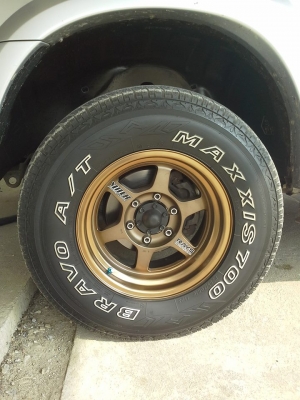 ขายล้อหล่อ TE37X 16x8 - 0 แถมยาง MAXXIS 265/70/16 ปี 11 ลองดูก่อนครับ ขายล้อหล่อ TE37X 16x8 - 0 แถมยาง MAXXIS 265/70/16 ปี 11 ลองดูก่อนครับ