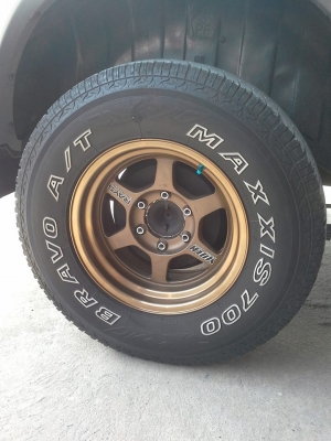 ขายล้อหล่อ TE37X 16x8 - 0 แถมยาง MAXXIS 265/70/16 ปี 11 ลองดูก่อนครับ ขายล้อหล่อ TE37X 16x8 - 0 แถมยาง MAXXIS 265/70/16 ปี 11 ลองดูก่อนครับ