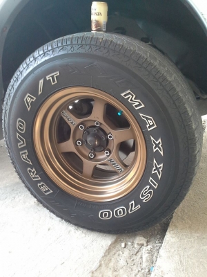 ขายล้อหล่อ TE37X 16x8 - 0 แถมยาง MAXXIS 265/70/16 ปี 11 ลองดูก่อนครับ ขายล้อหล่อ TE37X 16x8 - 0 แถมยาง MAXXIS 265/70/16 ปี 11 ลองดูก่อนครับ