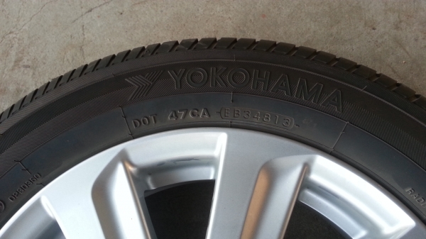 ล้อแม็คเดิม ALL NEW VIOS YARIS พร้อมยางYOKOHAMA 185-60-15 ปลายปี13ล้อ ยางสวย