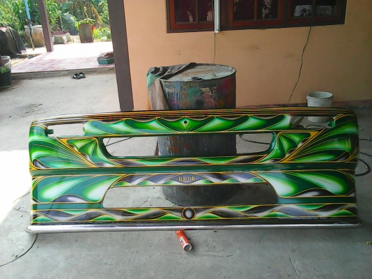 รับทำกันชน ทำสีรถบรรทุก