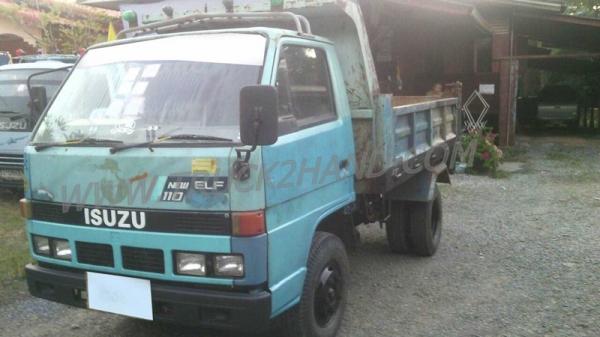 ISUZU NKR  88  แรงม้า 55EU5M พื้นดั้มพ์ทำใหม่ สามารถดูสภาพรถและทดลองขับได้ที่ศูนย์พักรถ truck2hand จังหวัดสระบุรี