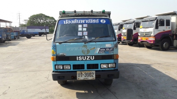 ISUZU NKR  88  แรงม้า 55EU5M พื้นดั้มพ์ทำใหม่ สามารถดูสภาพรถและทดลองขับได้ที่ศูนย์พักรถ truck2hand จังหวัดสระบุรี