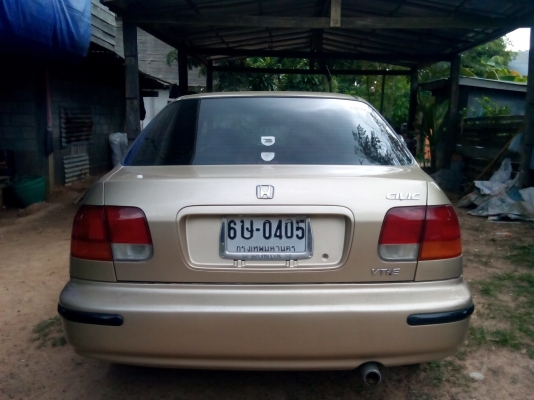 ขาย civic ตาโต 96 รถมือเดียวป้ายแดง รถสวย ขับดี ใช้ได้ดี ทุกระบบ