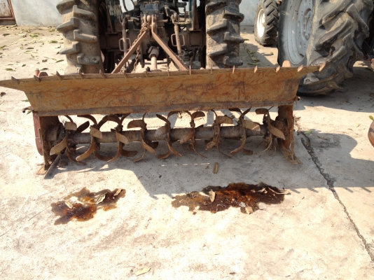 แทรคเตอร์ ไทซัน 454 4WD พร้อมโรตารี่