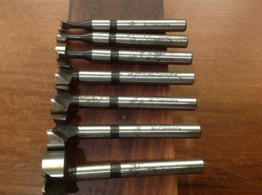 ขายดอกเร้าเตอร์ GERMANY ขนาด 1/4" เบอร์ 1",7/8",5/8",3/4"1/2"3/8"1/4" ชุด 7 ดอก ขายดอกเร้าเตอร์ GERMANY ขนาด 1/4" เบอร์ 1",7/8",5/8",3/4"1/2"3/8"1/4" ชุด 7 ดอก