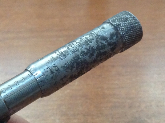 ขาย Vintage Miller's Falls Co. Micrometer 1-2" ขาย Vintage Miller's Falls Co. Micrometer 1-2"