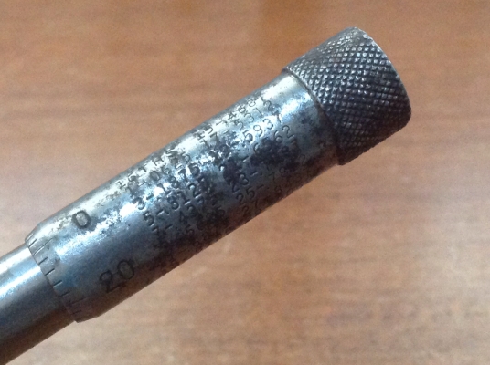 ขาย Vintage Miller's Falls Co. Micrometer 1-2" ขาย Vintage Miller's Falls Co. Micrometer 1-2"