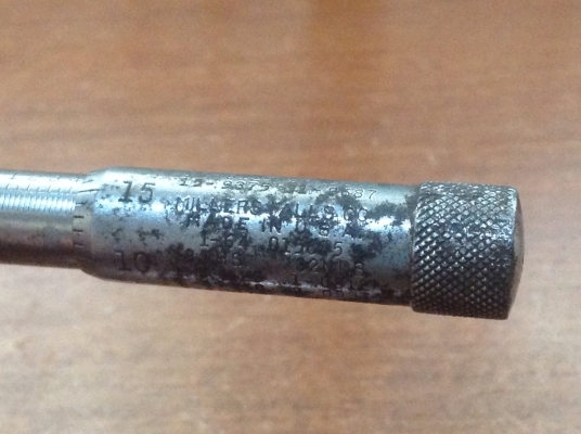 ขาย Vintage Miller's Falls Co. Micrometer 1-2" ขาย Vintage Miller's Falls Co. Micrometer 1-2"