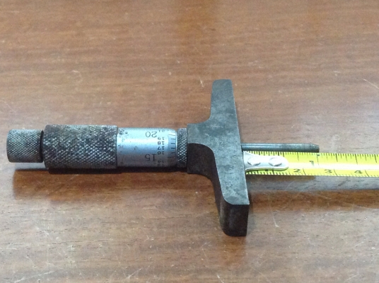 ขาย Vintage Micrometer วัดความลึก ขาย Vintage Micrometer วัดความลึก