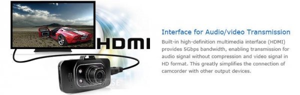 กล้องบันทึกภาพติดรถยนต์ GS8000L NOVATEC