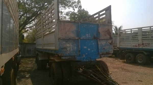 ขายลูกพ่วง 2 คานดั้ม คอกสูง  ยาว 6.20 เมตร ทะเบียนพร้อมโอน ราคาต่อรองได้