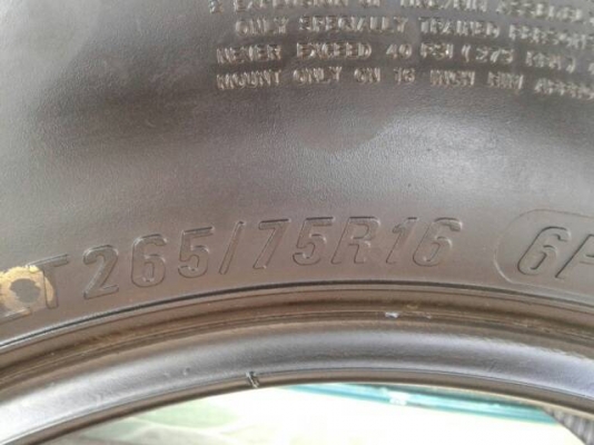 ขายยาง MAXXIS mud 265/75/16 สภาพสวยๆครับ